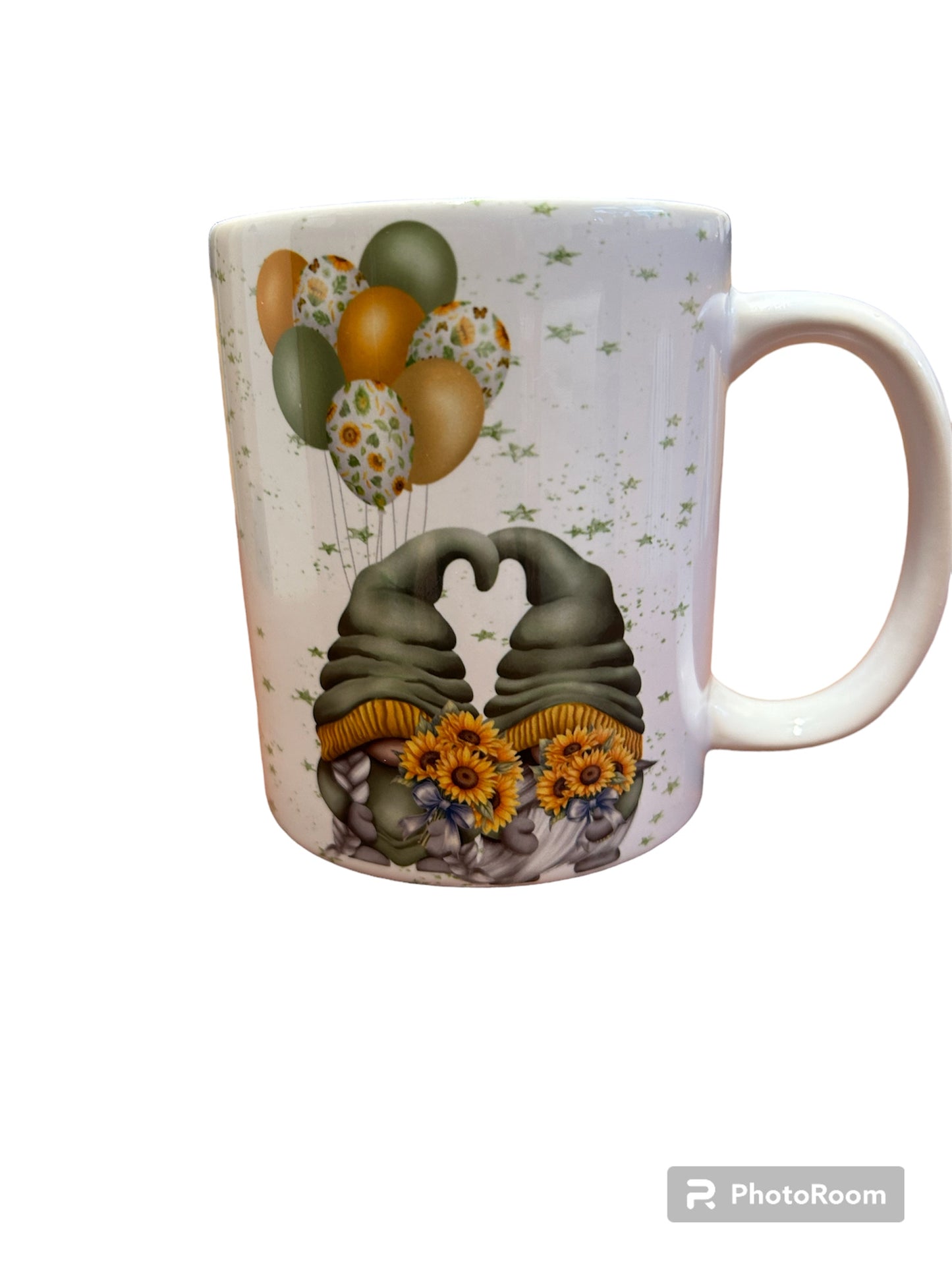 Mum Gonk with sunflowers Mug