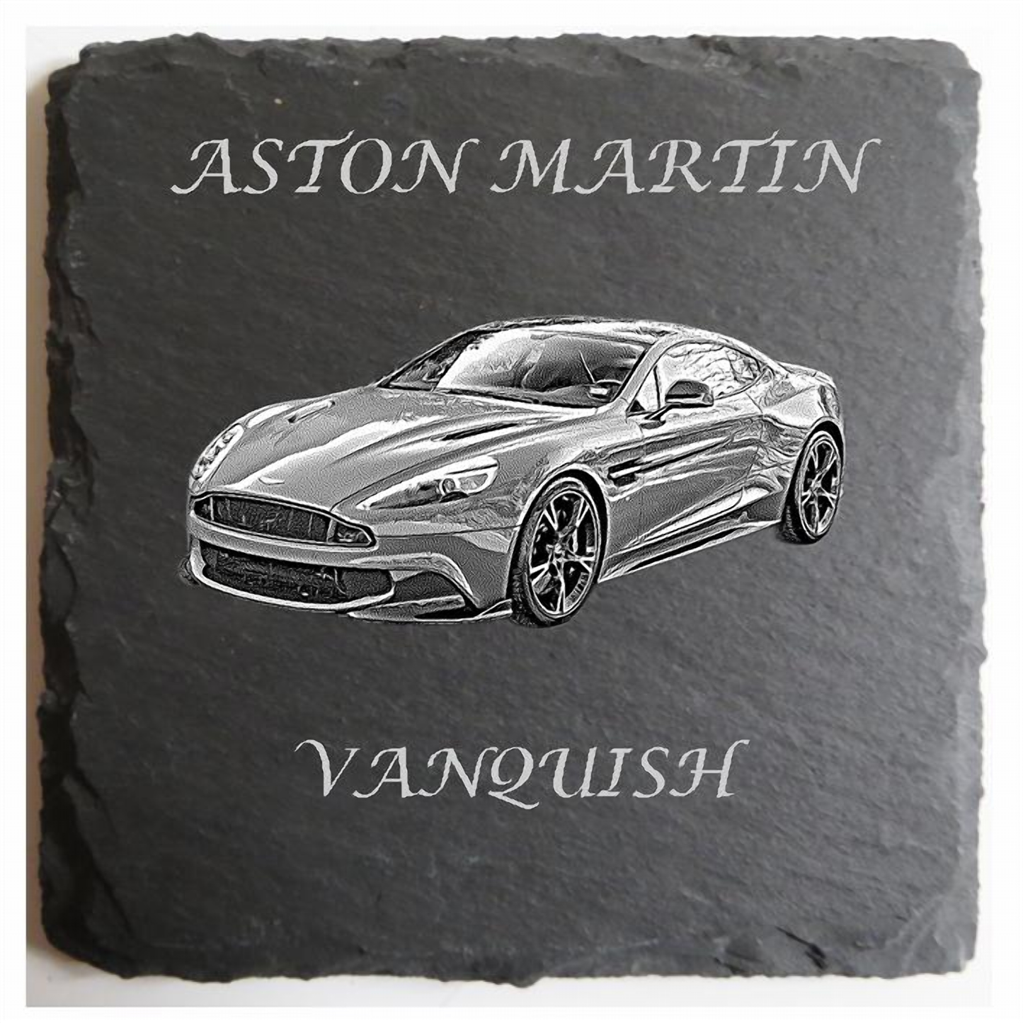 Personalised ASTON MARTIN Slate Coaster