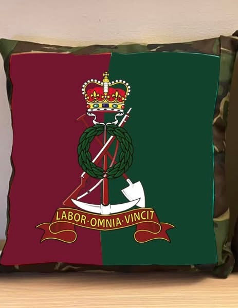 Royal Pioneer Corps Embroidered Cushion