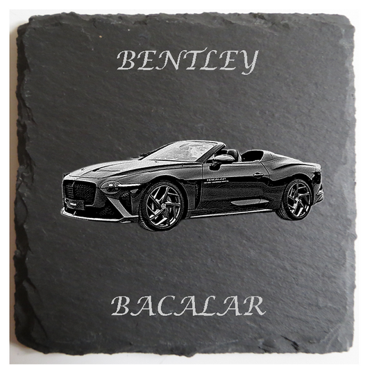 Personalised BENTLEY Slate Coaster