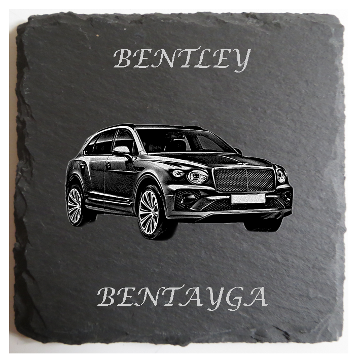 Personalised BENTLEY Slate Coaster