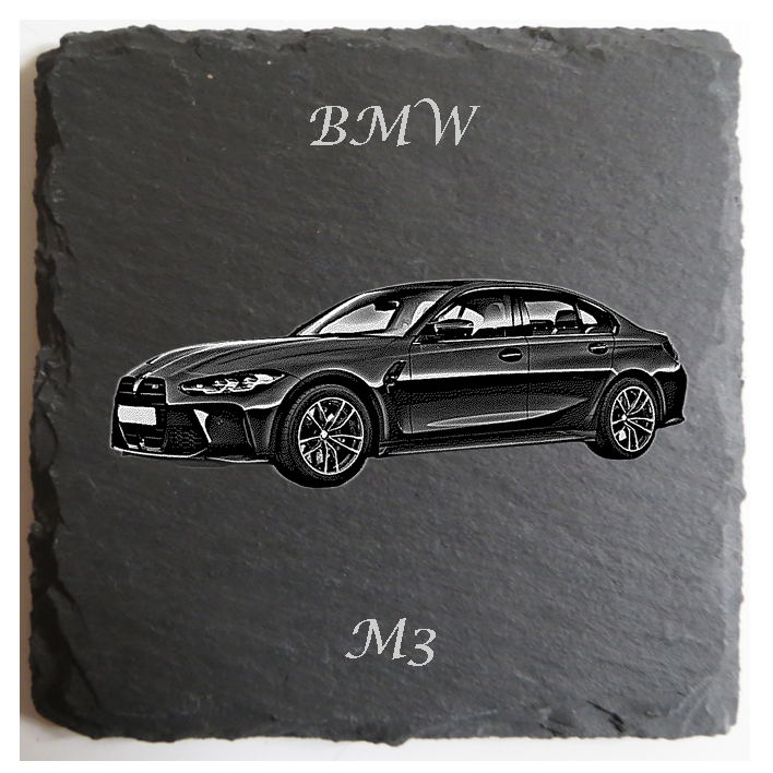 Personalised BMW Slate Coaster