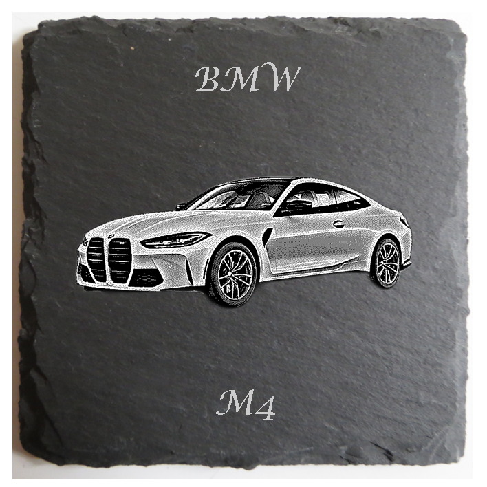 Personalised BMW Slate Coaster