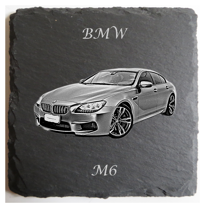 Personalised BMW Slate Coaster