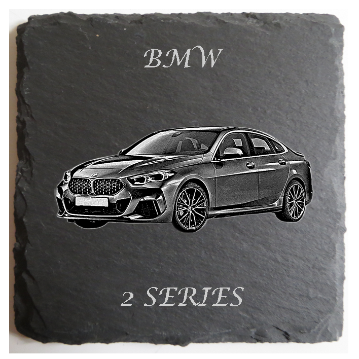 Personalised BMW Slate Coaster