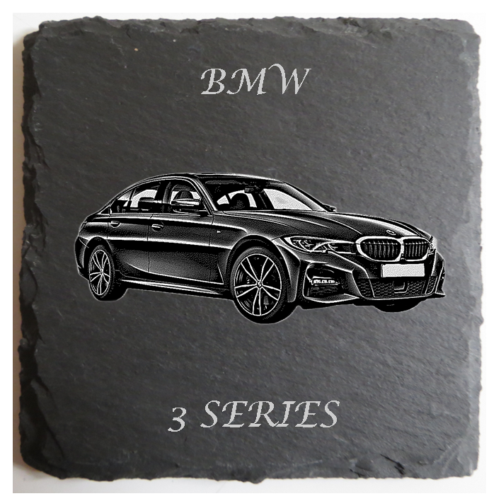 Personalised BMW Slate Coaster