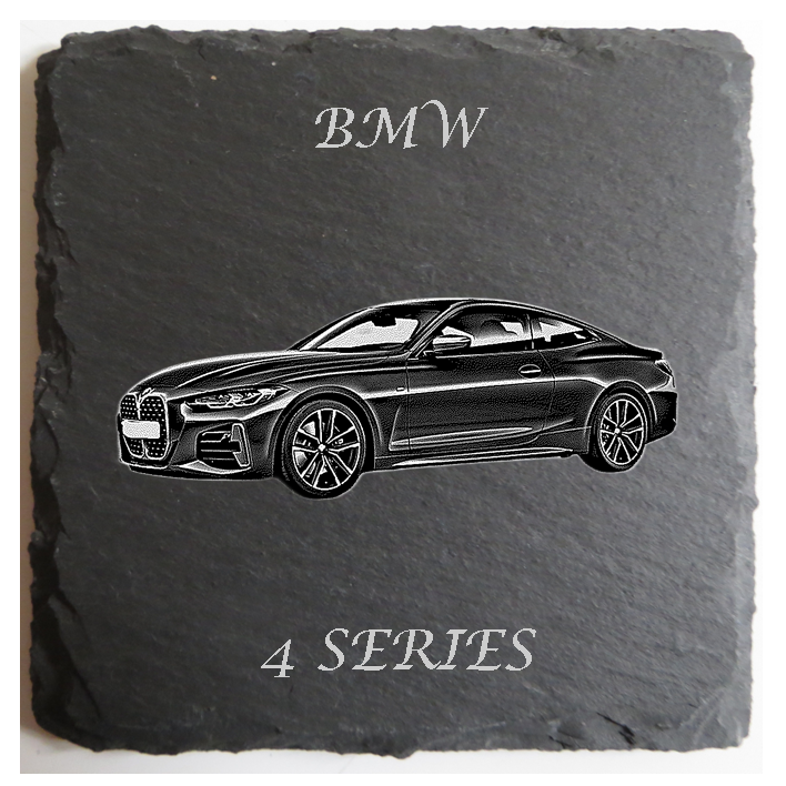 Personalised BMW Slate Coaster