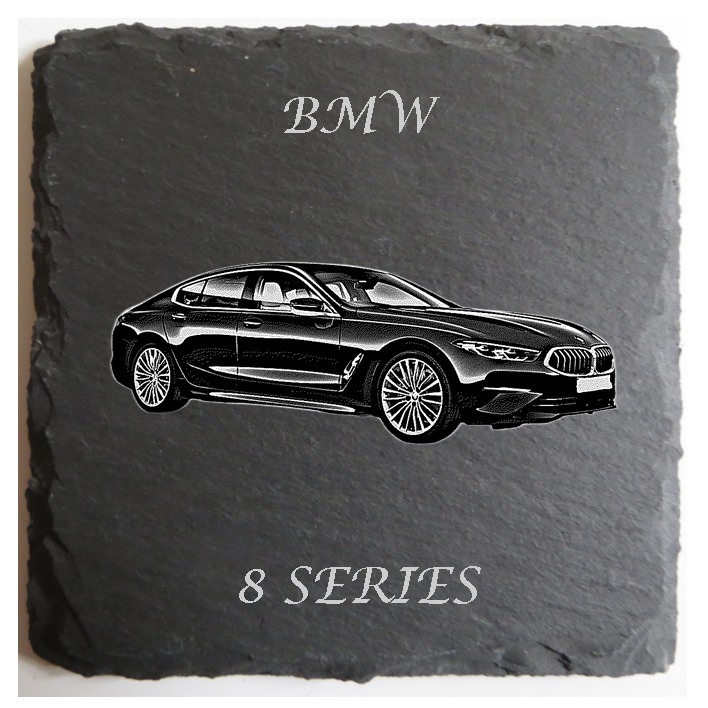 Personalised BMW Slate Coaster