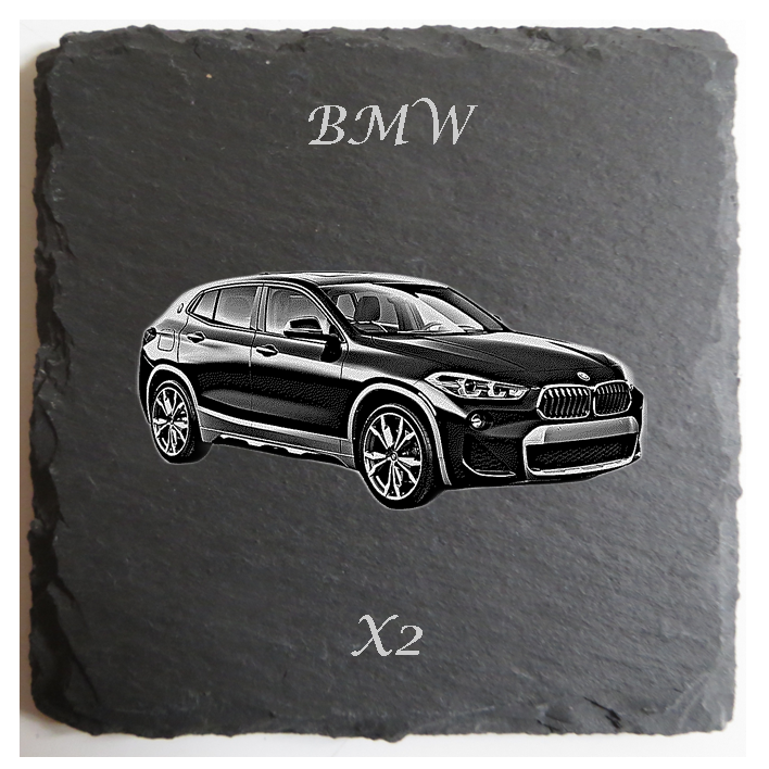 Personalised BMW Slate Coaster