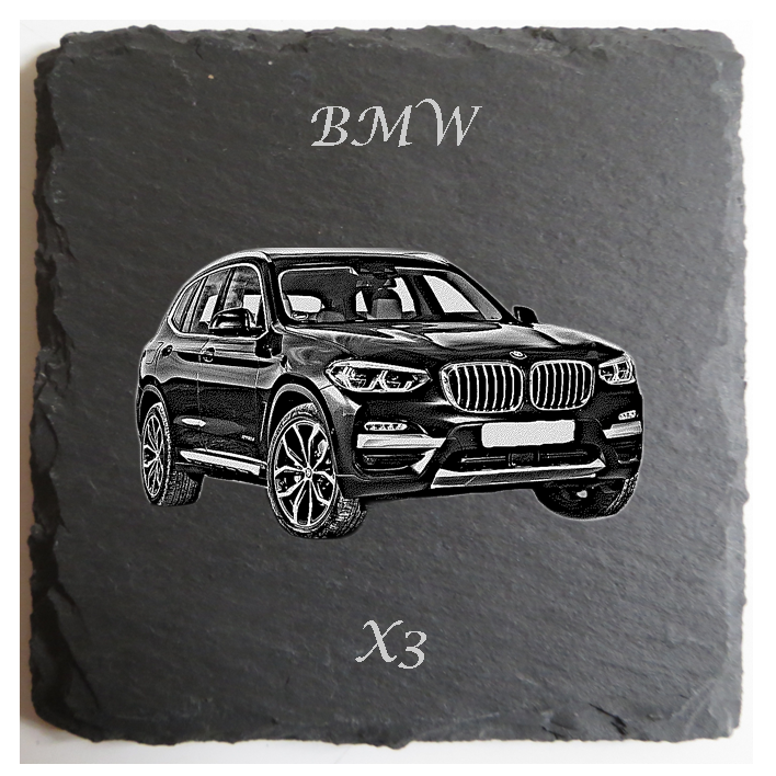 Personalised BMW Slate Coaster