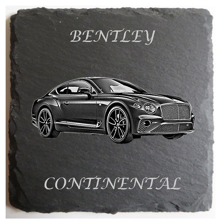 Personalised BENTLEY Slate Coaster