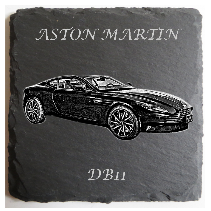 Personalised ASTON MARTIN Slate Coaster