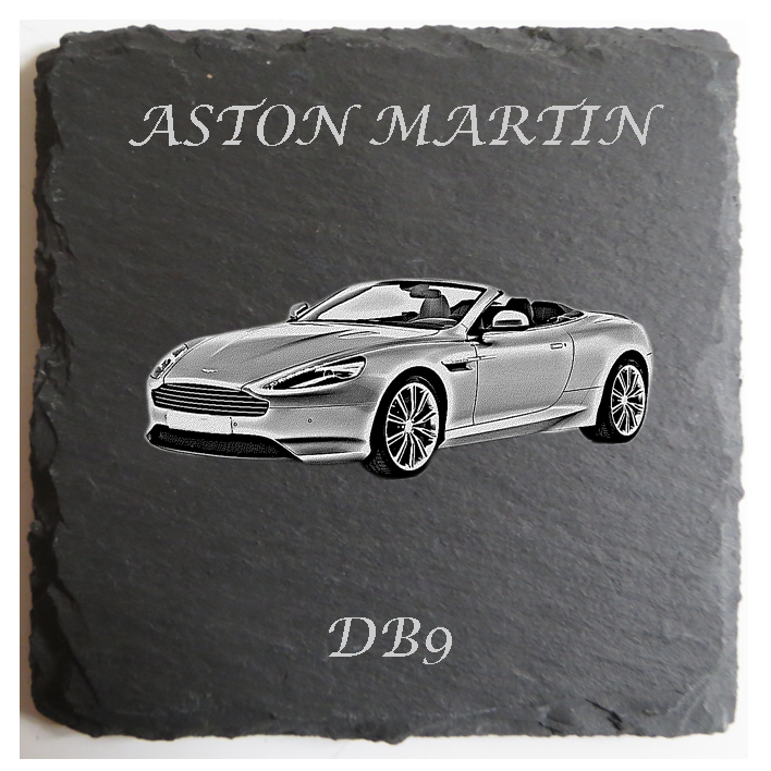 Personalised ASTON MARTIN Slate Coaster