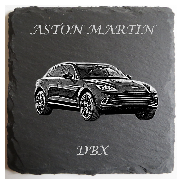 Personalised ASTON MARTIN Slate Coaster