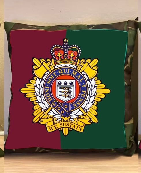 Royal Pioneer Corps Embroidered Cushion