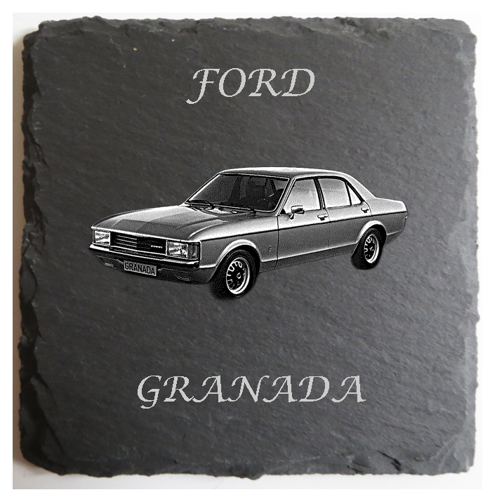 Personalised FORD Slate Coaster