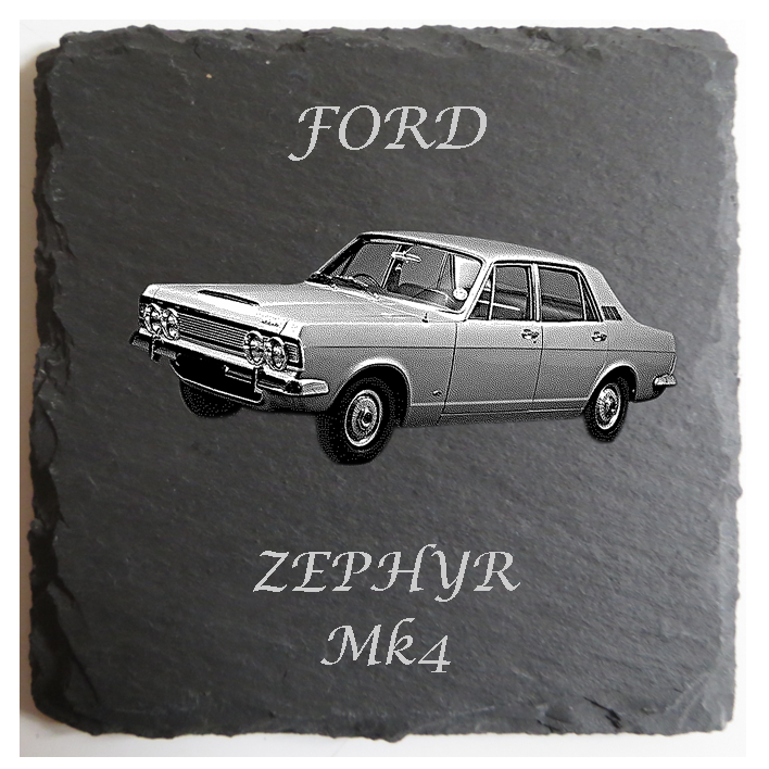 Personalised FORD Slate Coaster