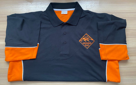 Polo Shirt K475 BK/OR