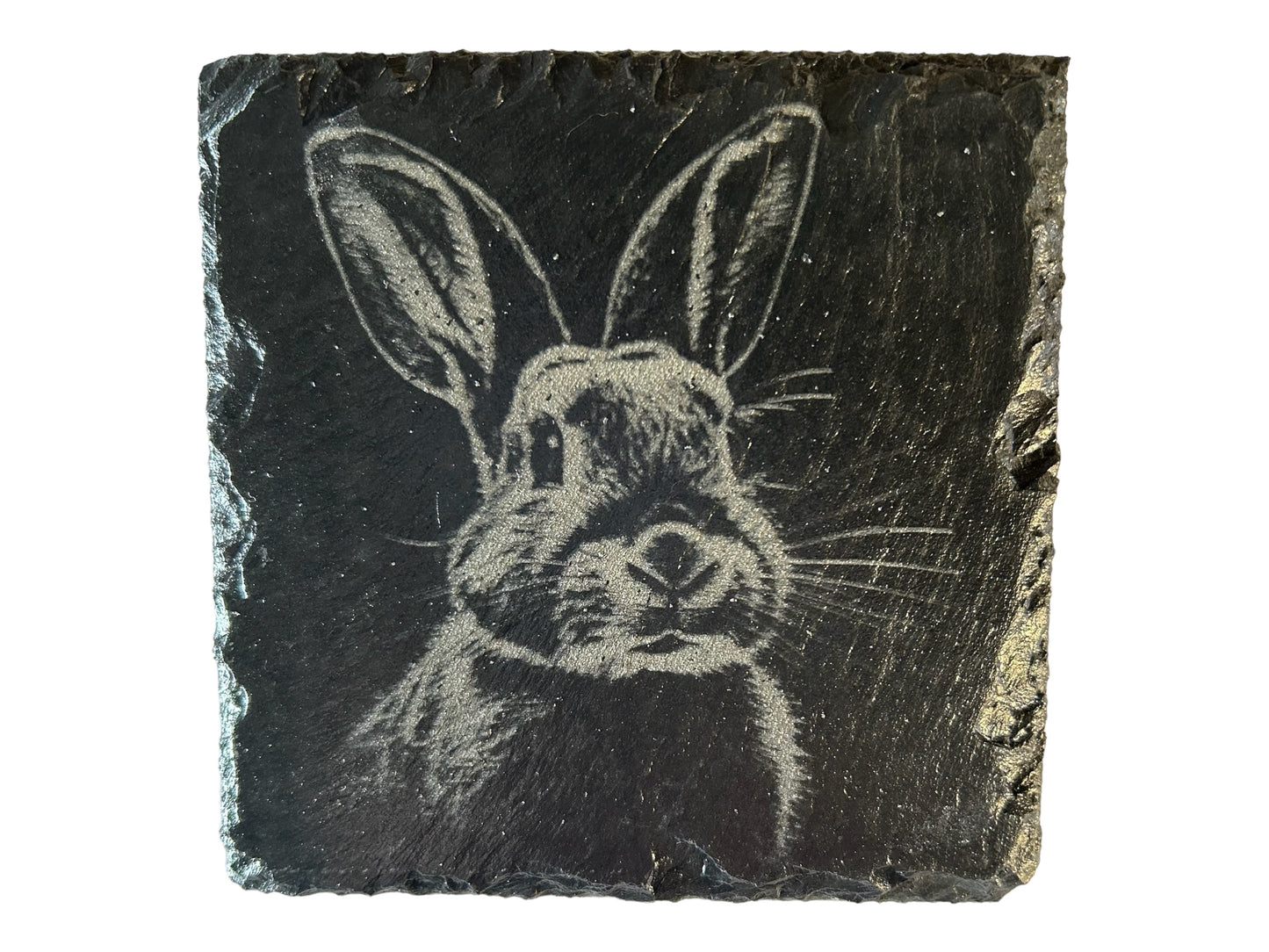 Rabbit slate Coaster