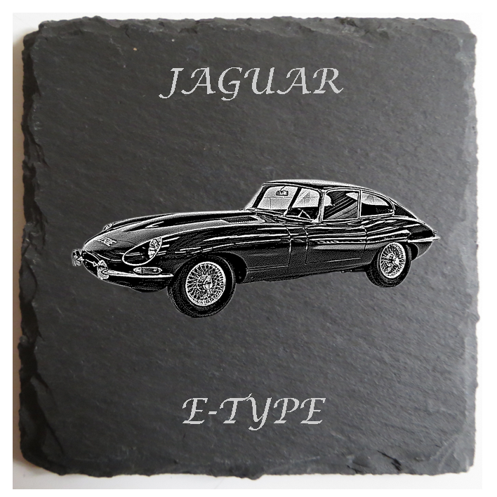 Personalised Jaguar Slate Coaster