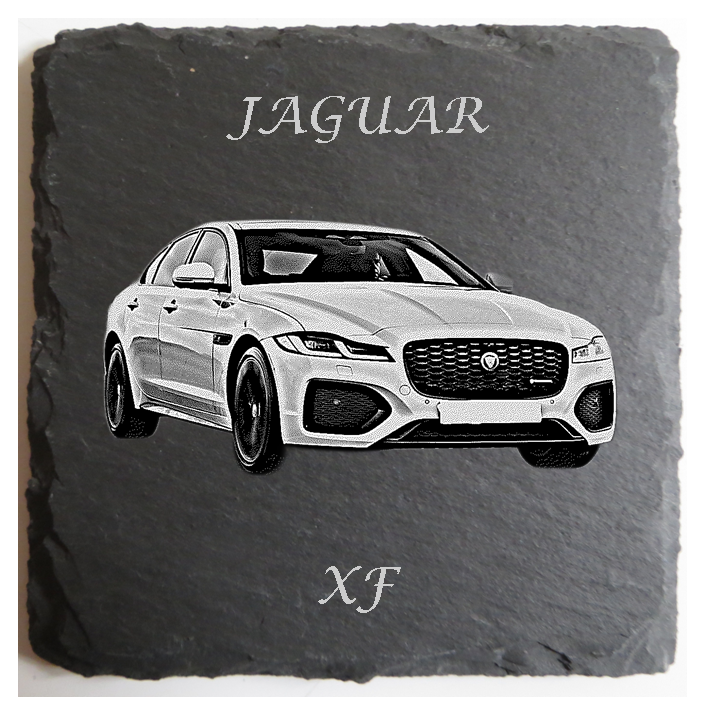 Personalised Jaguar Slate Coaster