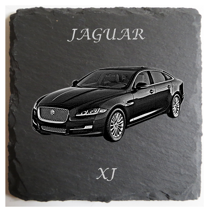 Personalised Jaguar Slate Coaster