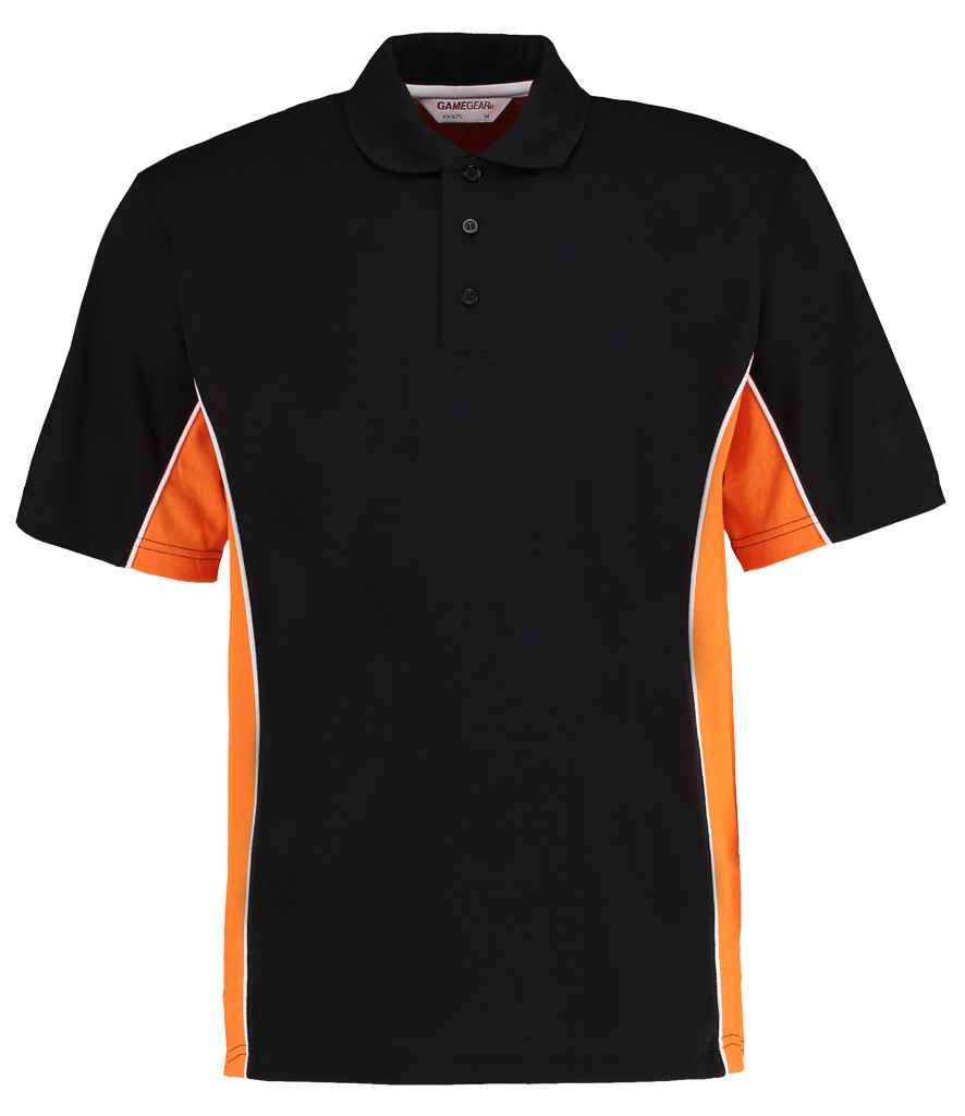 Polo Shirt K475 BK/OR