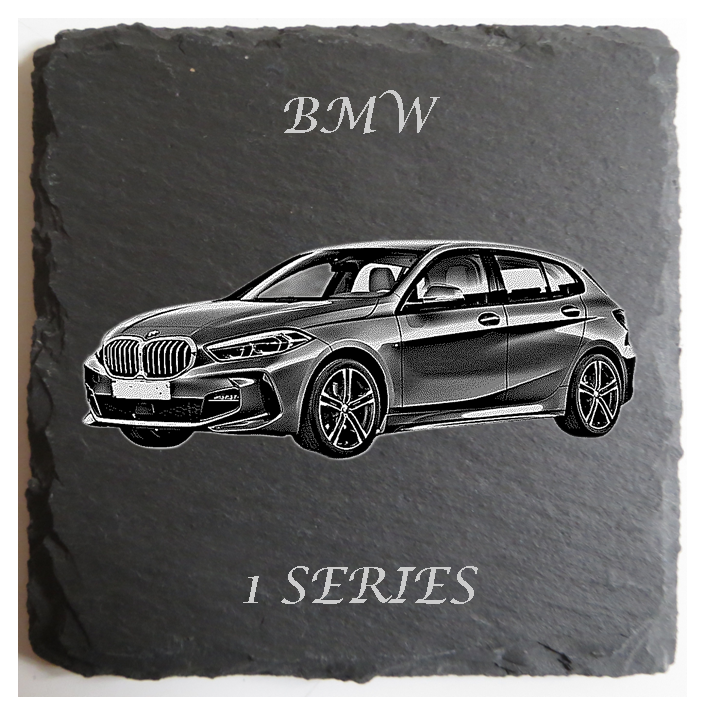 Personalised BMW Slate Coaster