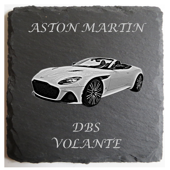 Personalised ASTON MARTIN Slate Coaster