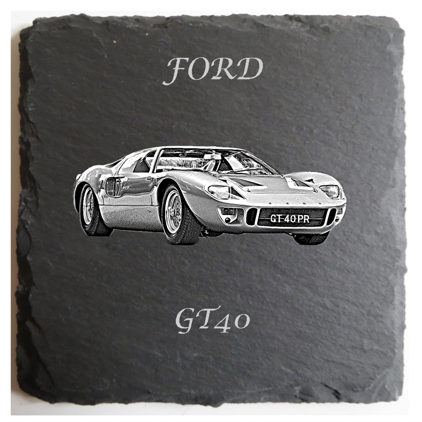 Personalised FORD Slate Coaster