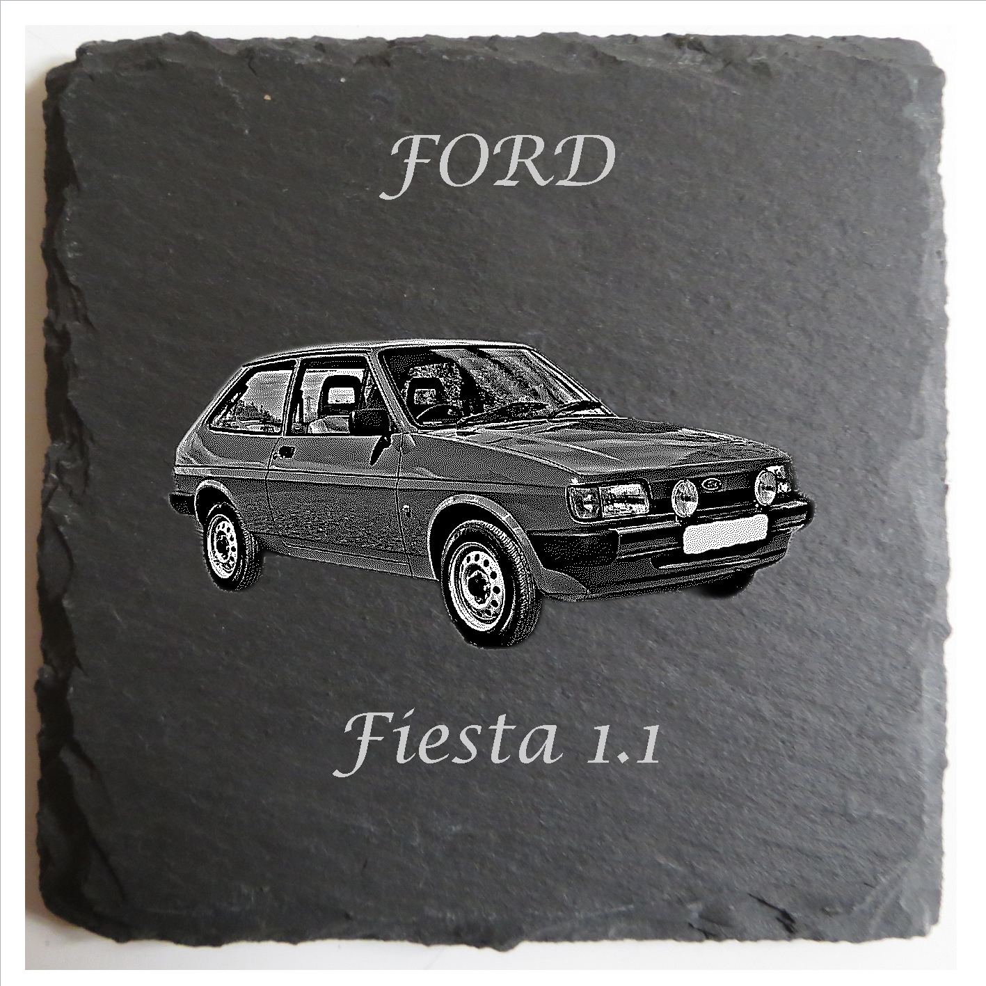 Personalised FORD Slate Coaster