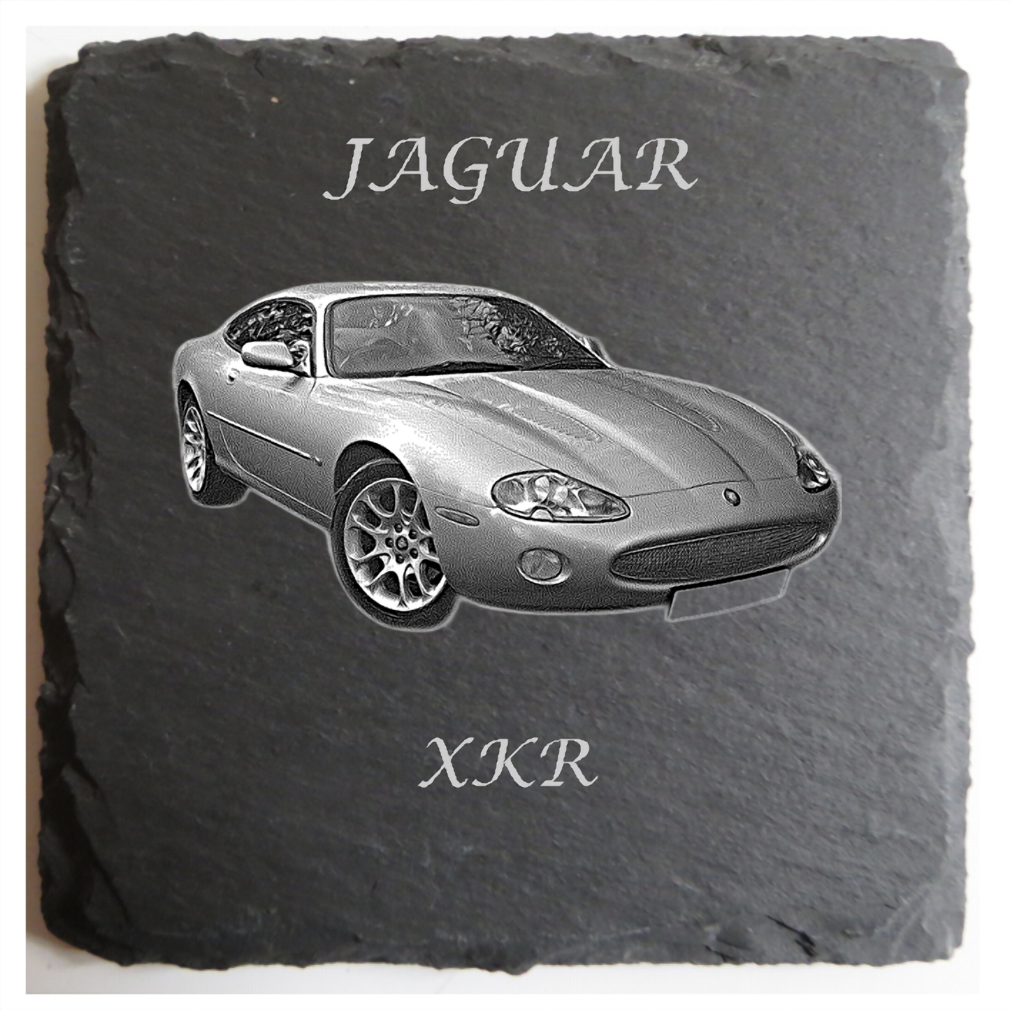 Personalised Jaguar Slate Coaster