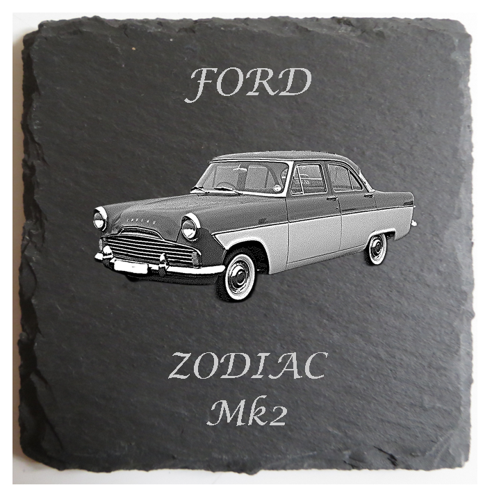 Personalised FORD Slate Coaster