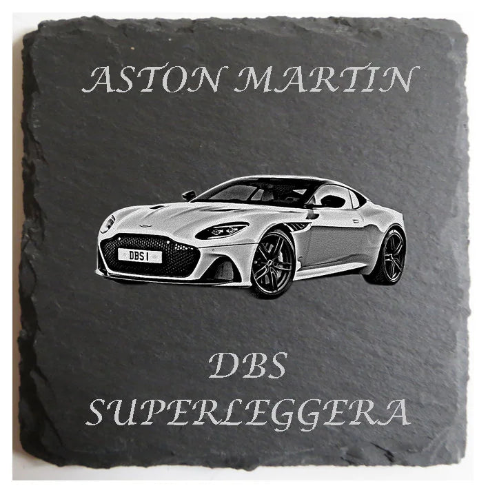 Personalised ASTON MARTIN Slate Coaster